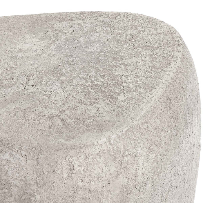 Britney - Outdoor End Table - Light Gray
