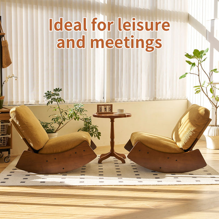 Comfortable High-Quality Upholstery Glider Rocking Chair