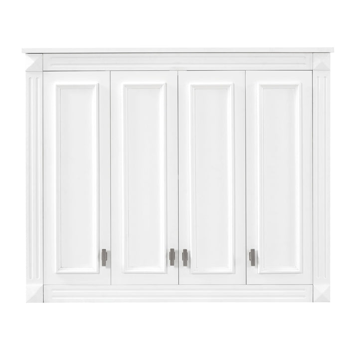 Wall Mounted Medicine Cabinet With Adjustable Shelf - White