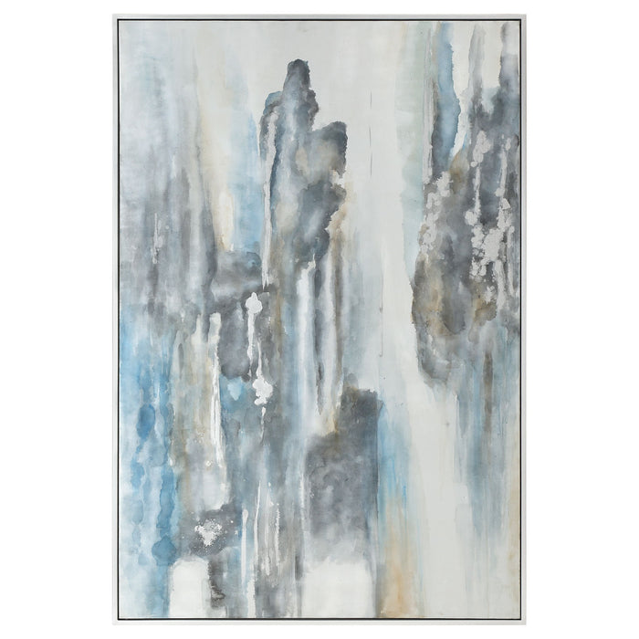Celebrate - Modern Art - Blue