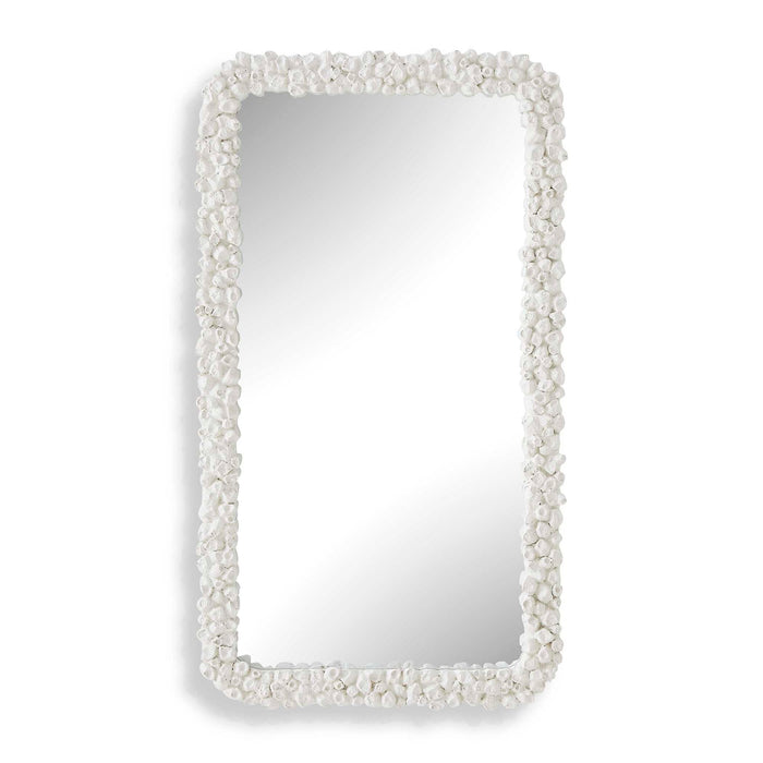 Barnacle - Rectangular Mirror - White