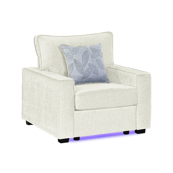 Rita - Accent Chair With LED Underlighting