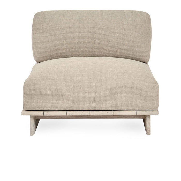 Livia - Outdoor Armless Chair - Taupe