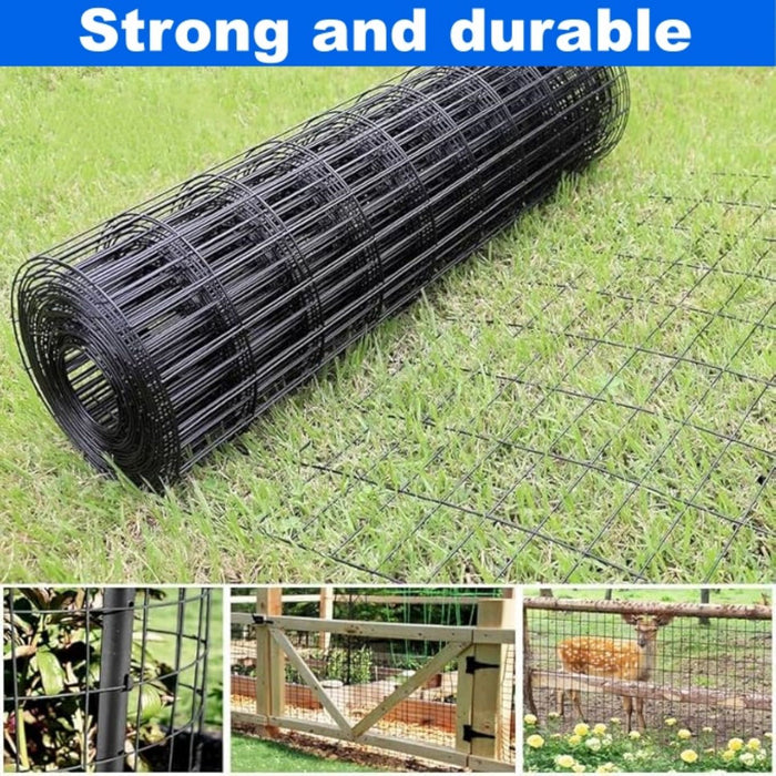 Vinyl-Coated Metal Mesh Welded Wire Fence For Poultry Cage Protection