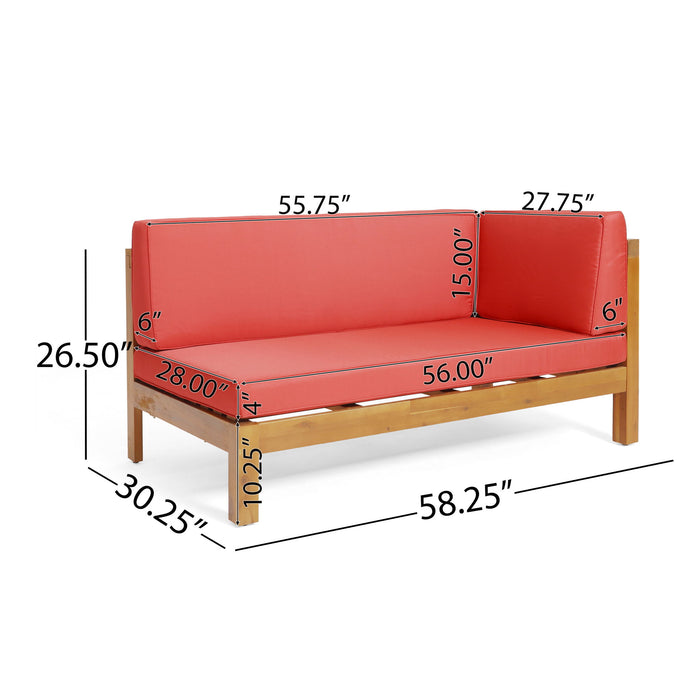 Brava - X Back Corner Bench