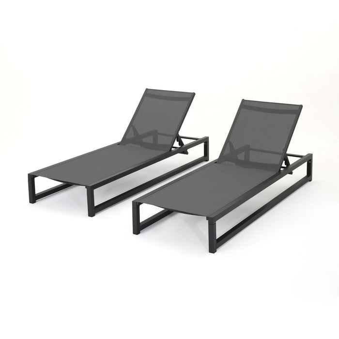 Chaise Lounge With 5 Reclining Positions, Outdoor Patio Lounge Chairs