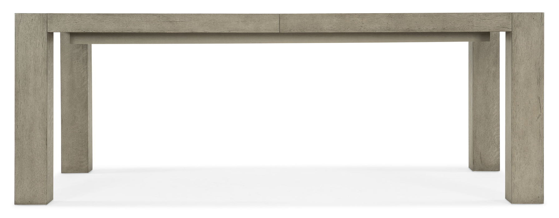 Linville Falls - North Fork Rectangle Dining Table With 1-24" Leaf - Gray