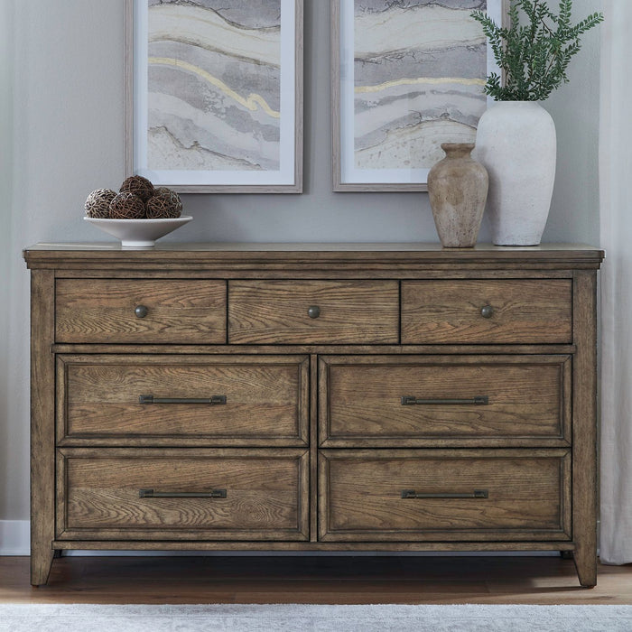 Carolina Park - 7 Drawer Dresser - Brown