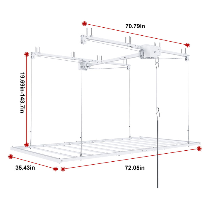 Overhead Garage Storage Rack