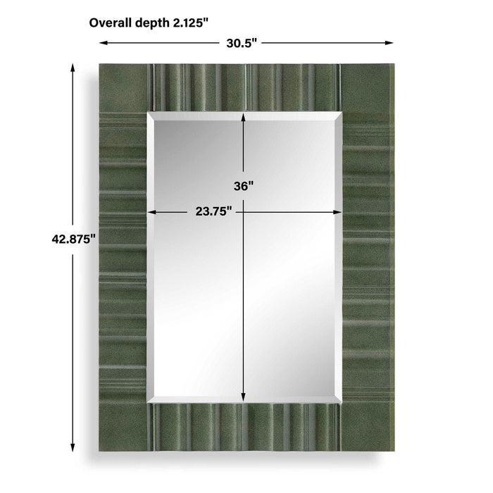 Quincey - Mirror - Olive Green