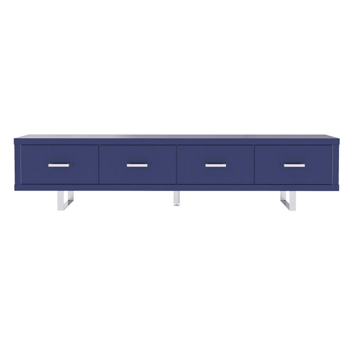TV Stand With Slatted Drawers