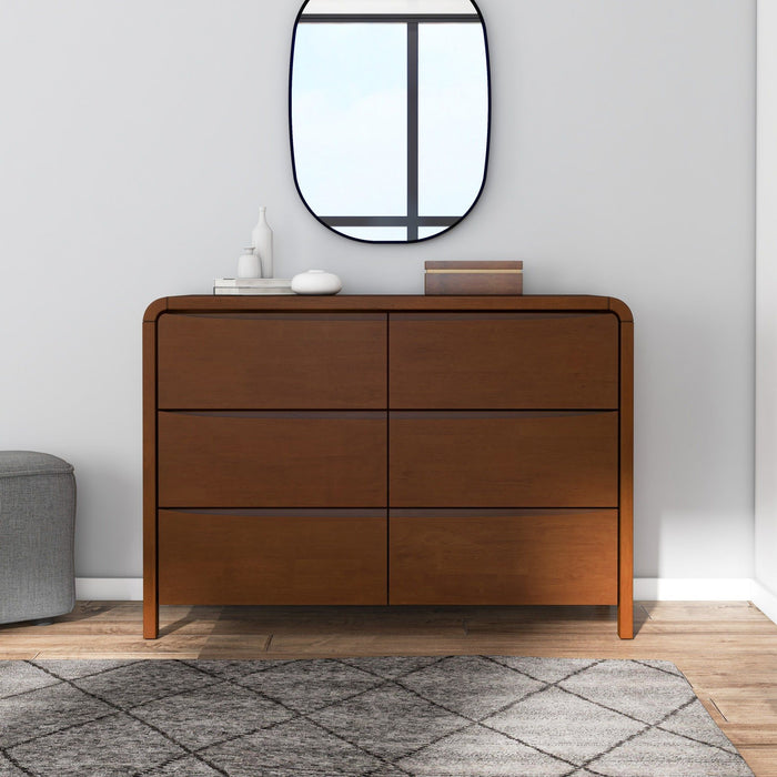 Lionel - 6 Drawer Dresser - Brown