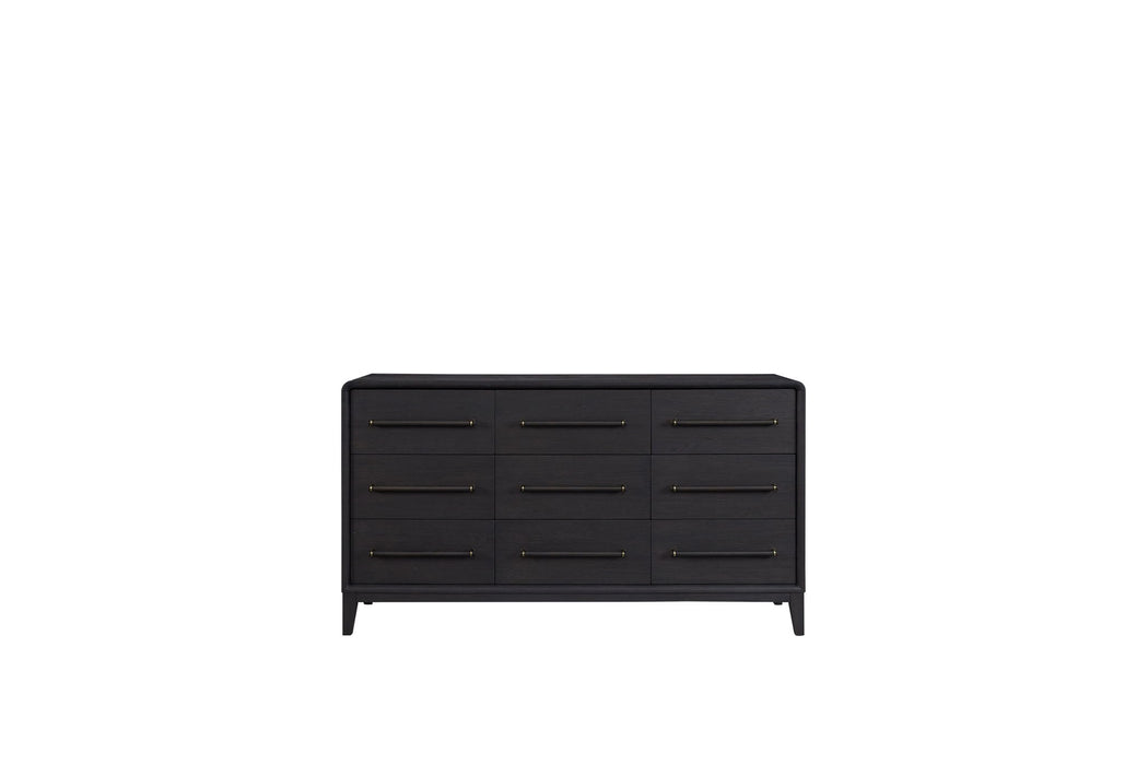 9 Drawer Dresser - Black