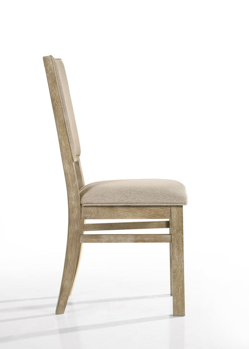 Brutus - Wide Dining Chair (Set of 2) - Reclaimed Wheat