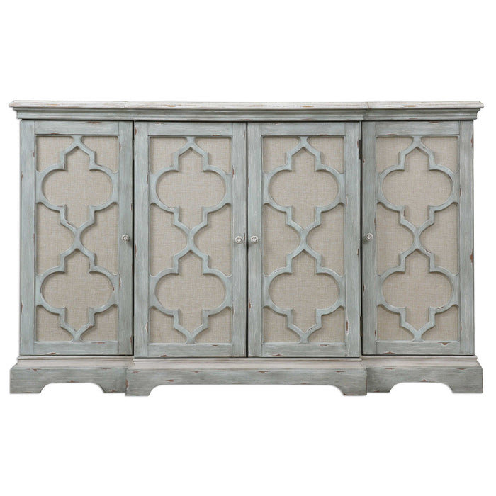 Sophie - 4 Door Cabinet - Gray