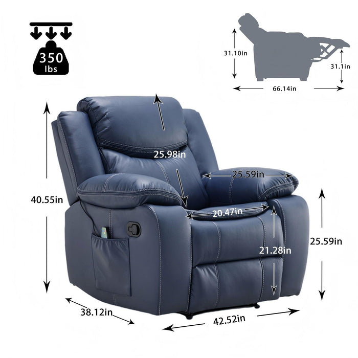 Recliner Chair With Vibration And Heating