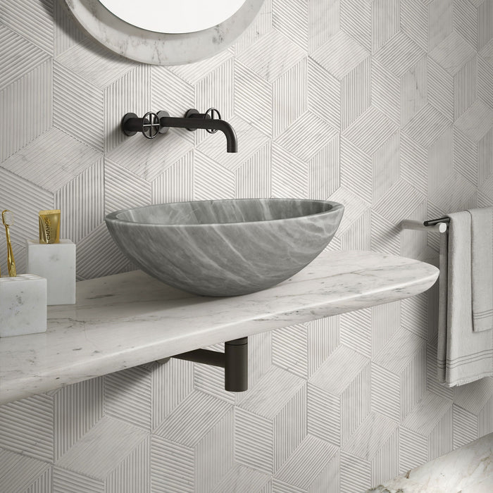 Bathroom Vessel Sink, Circular Design