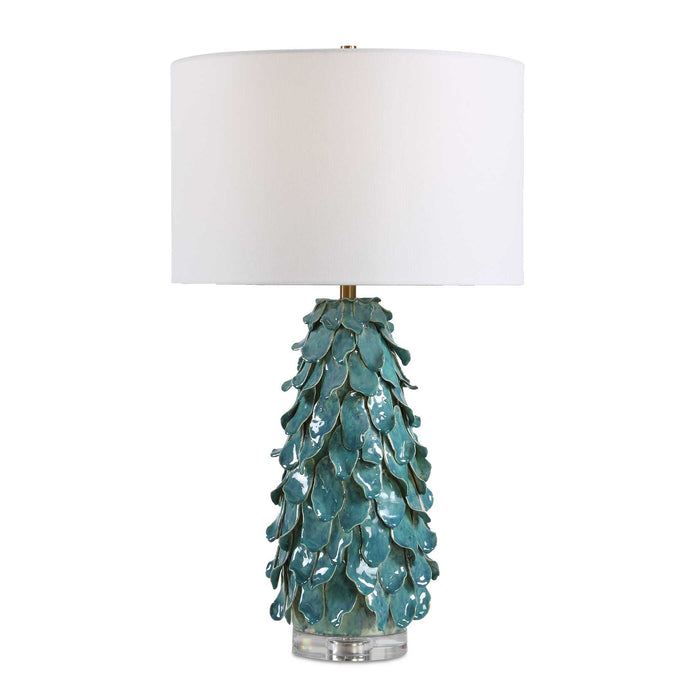 Mina - Table Lamp - Teal Blue