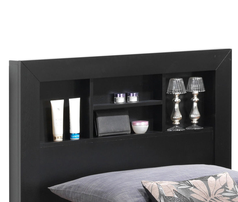 Bed With Transitional Design Stylish