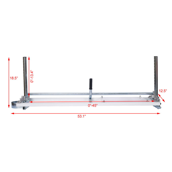 Portable Chainsaw Planking Lumber With Adjustable Milling Bar
