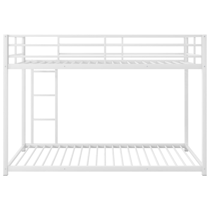 Metal Bunk Bed, Low Bunk Bed With Ladder