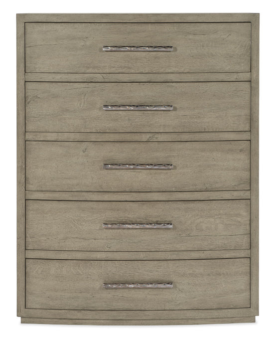 Linville Falls - Pisgah 5-Drawer Chest - Gray