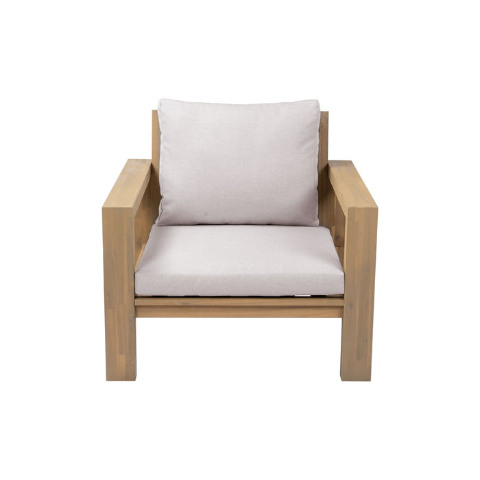 Stylish Outdoor Armchair With Cushion For Garden