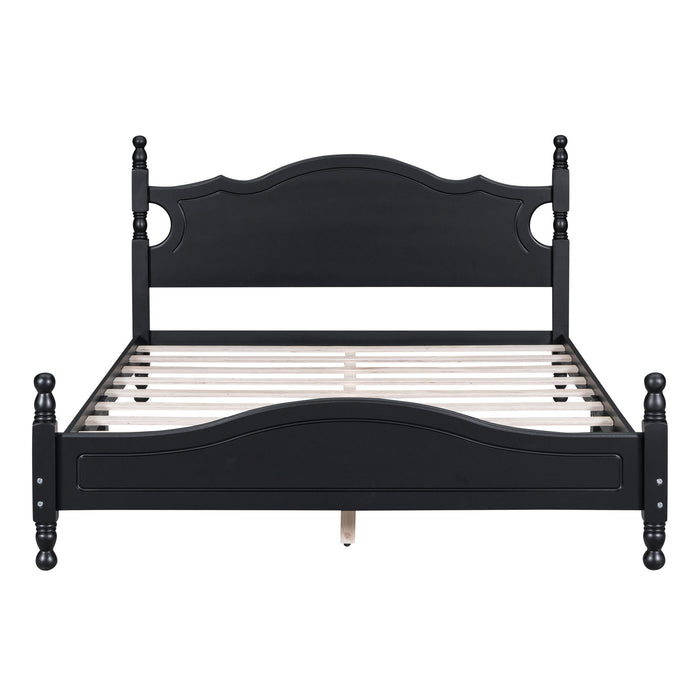 Platform Bed Frame With Slat Support