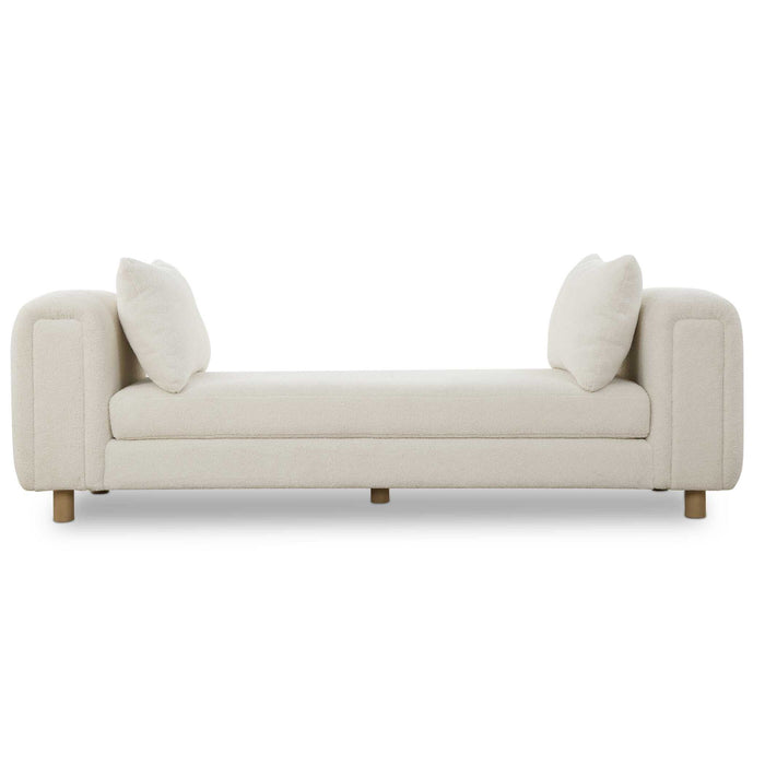 Repose - Oversized Ivory Bench