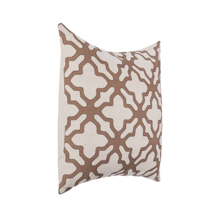 Mullan - 22" x 22" LN Pillow - Frothed Brown