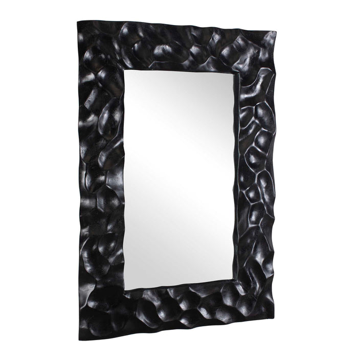 Malosi - Carved Mirror - Black