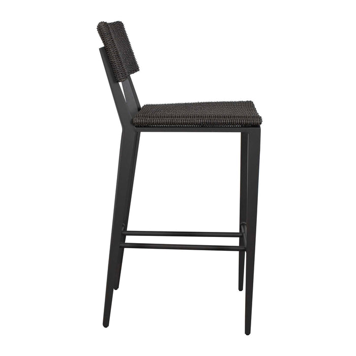 Calbas - Outdoor Bar Stool - Java Black