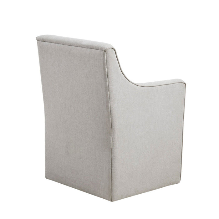 Traditional Skirted Dining Arm Chair
