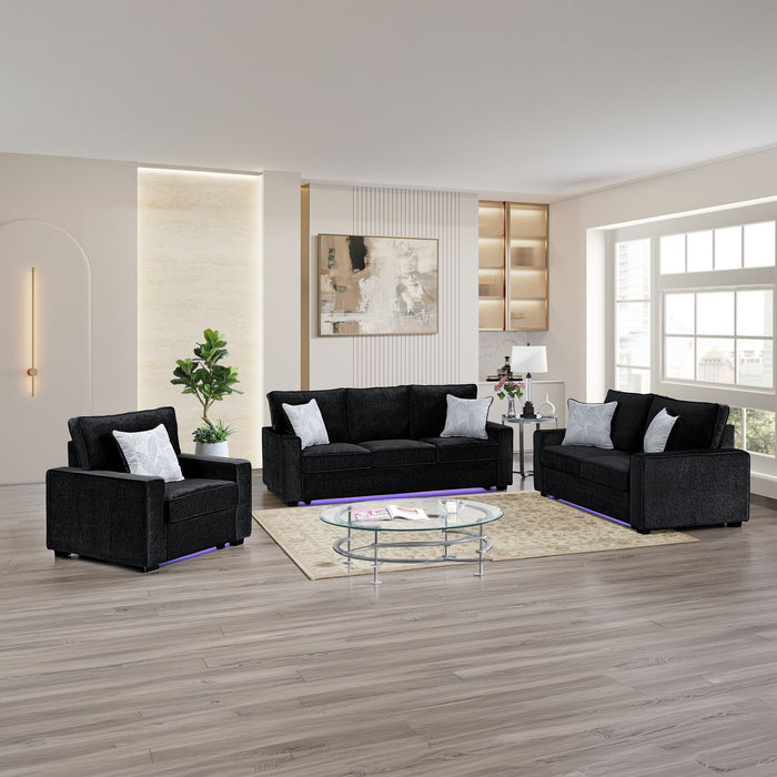 Rita - Living Room Set With LED