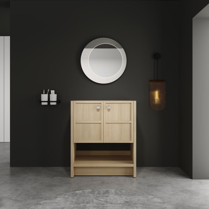 Modern Freestanding Bathroom Vanity With 2 Soft Closing Doors