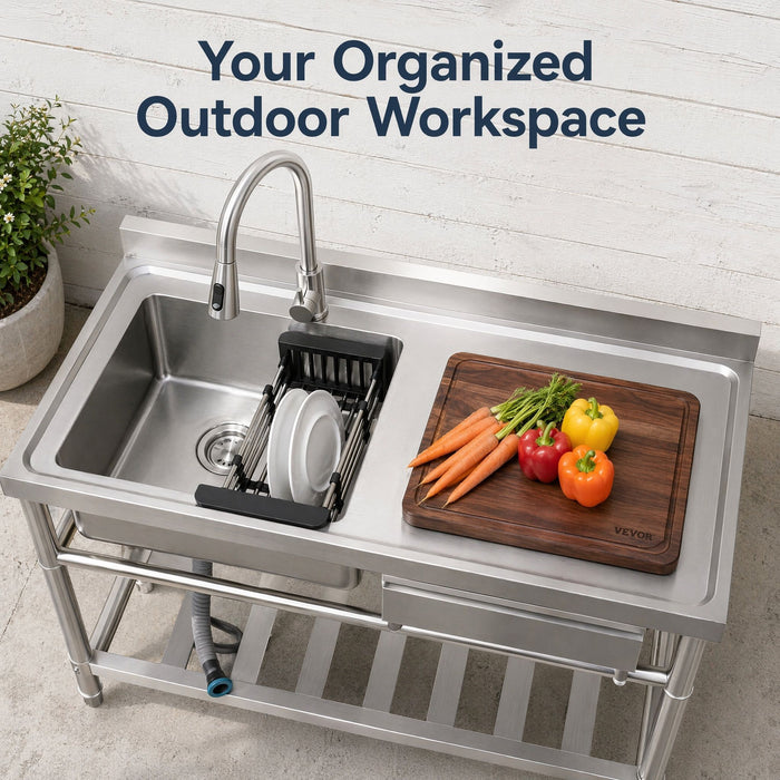 Freestanding Utility Sink With Accents