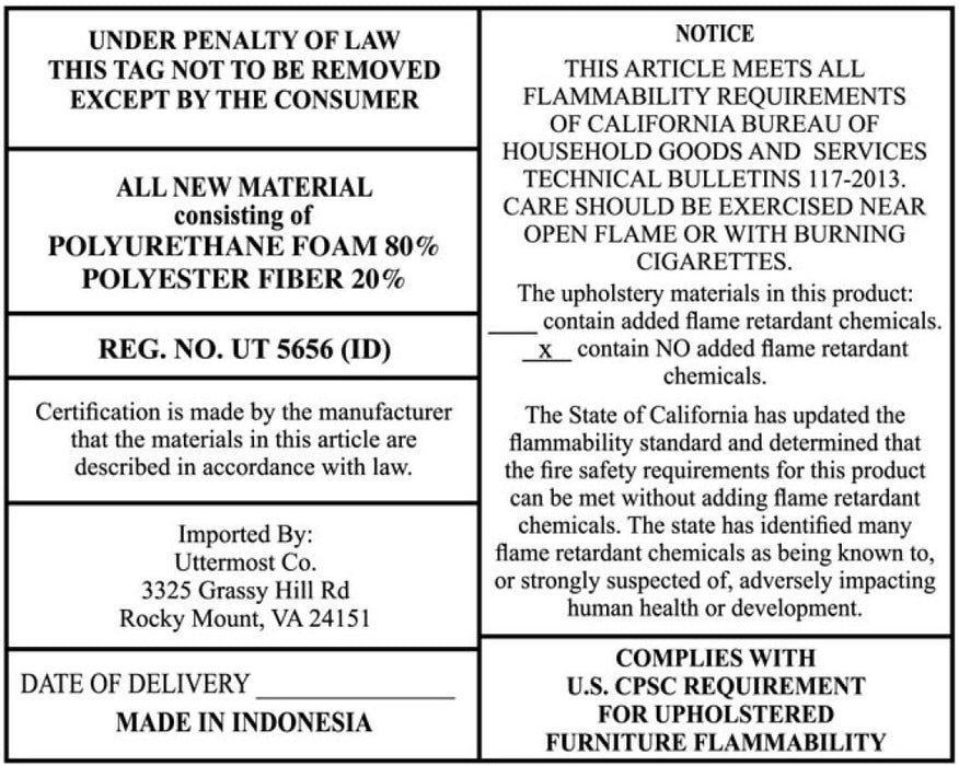 Bolster Back - Outdoor Dining Chair