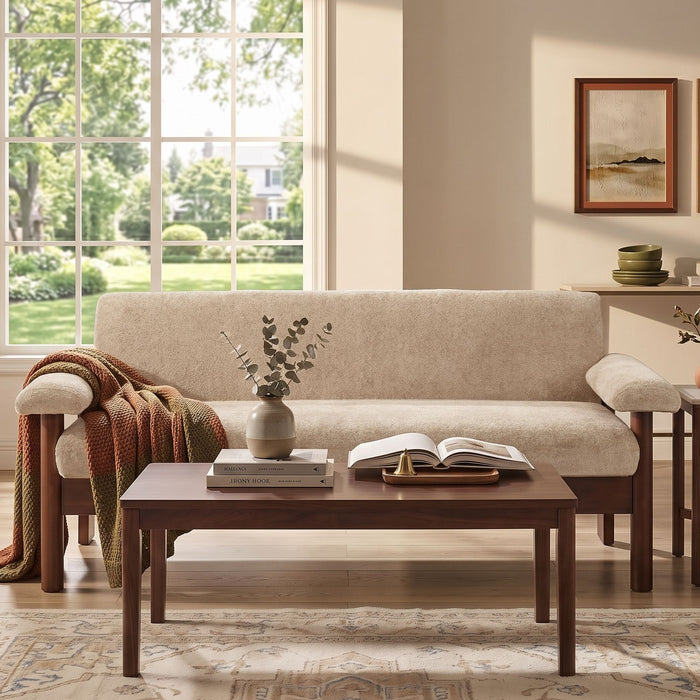 Modern Sofa Couch With Pillow Top Arms