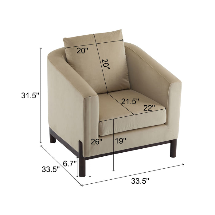 Anurudh - Barrel Club Upholstered Chair
