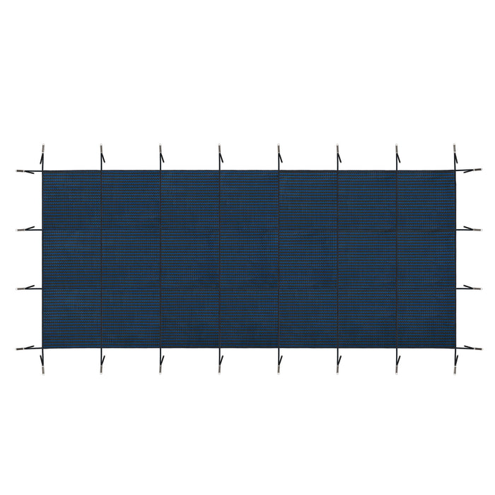 Swimming Pool Safety Cover For Rectangular Underground Pools - Blue