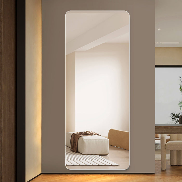 Full Body Round Corner Mirror For Living Room
