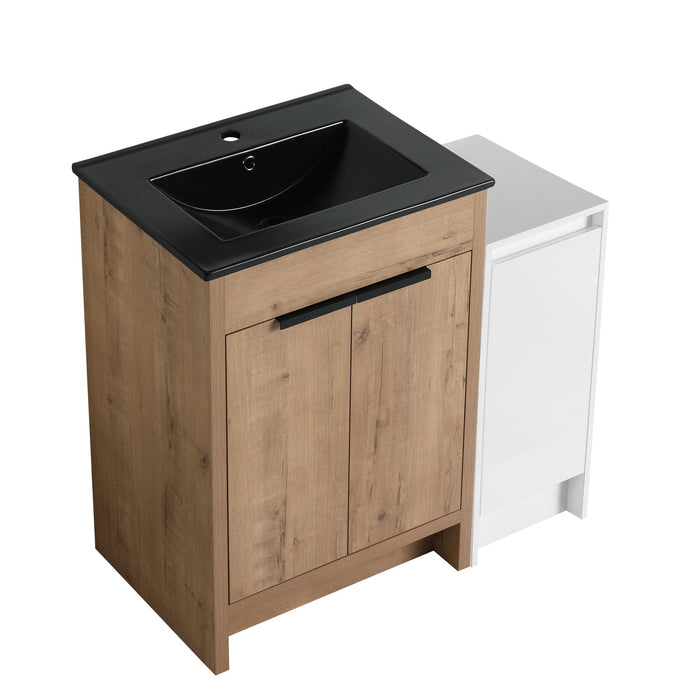 Freestanding Bathroom Vanity & Sink And Storage Cabinets, Soft Closing Doors