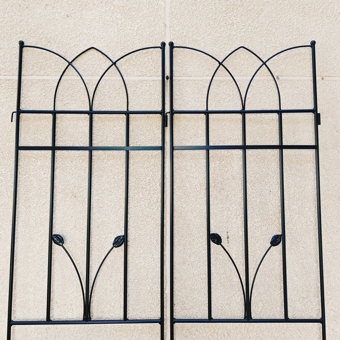 Metal Garden Trellis Rustproof For Climbing Plants Outdoor Flower Support