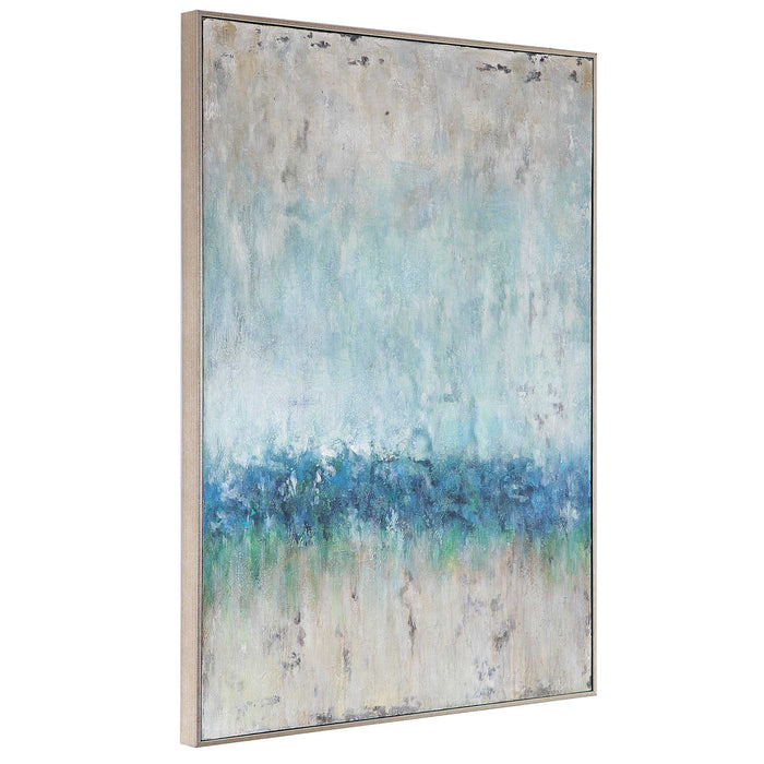 Tidal Wave - Abstract Art - Blue
