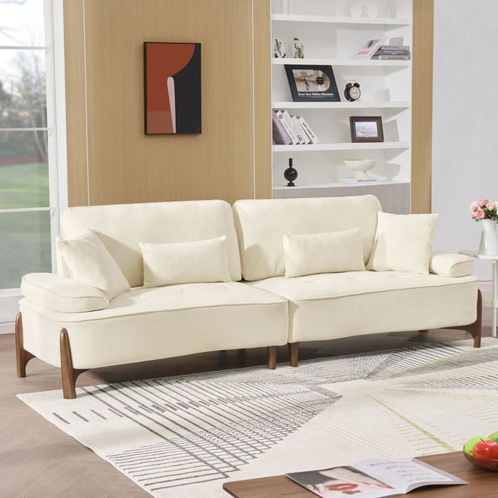 Comfortable Deep Seated Sofa With Pillows