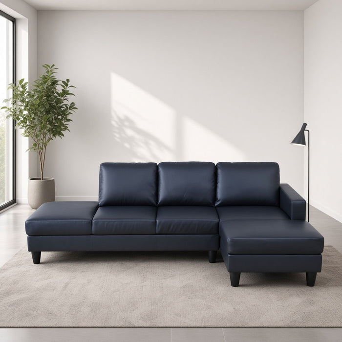 L - Shaped Sectional Sofa With Chaise & Ottoman