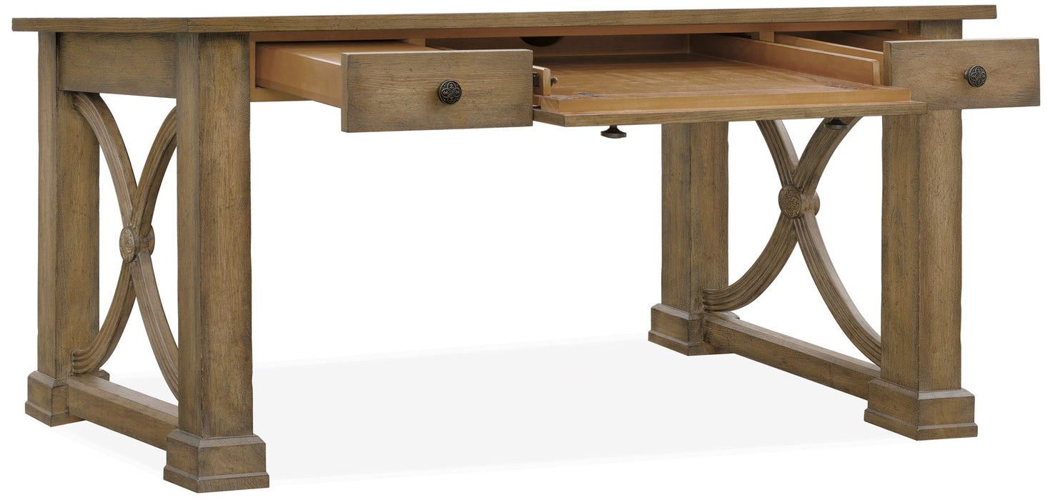 Melange - Architectural Writing Desk - Light Brown
