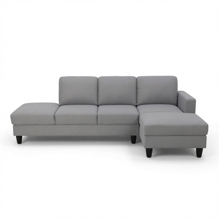 L - Shaped Sectional Sofa With Chaise & Ottoman