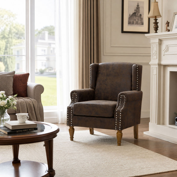 Decorative Chair With Stud Detailing