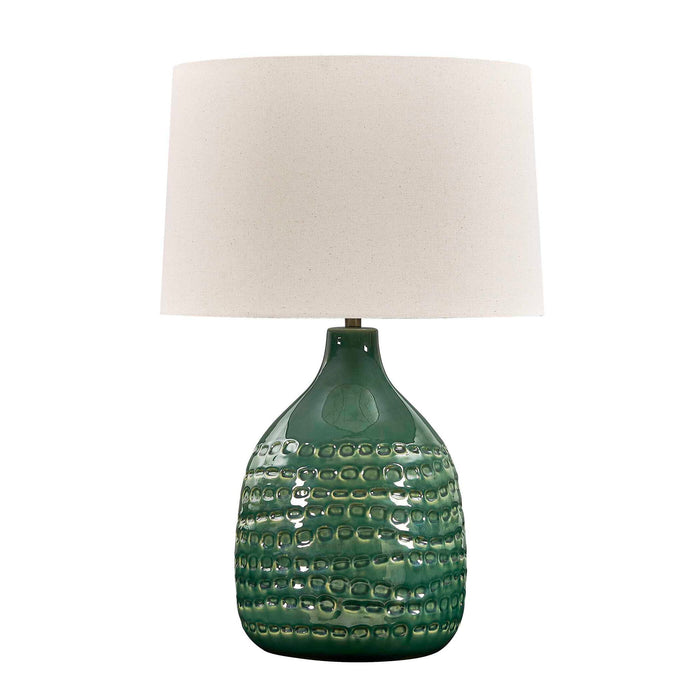 Breya - Glaze Table Lamp - Green